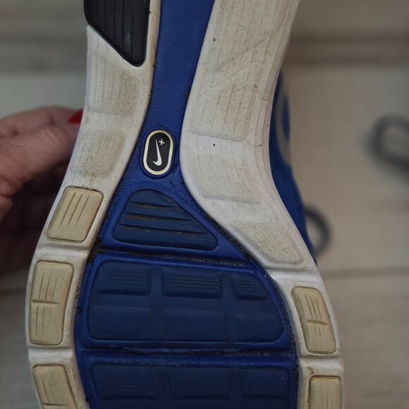 Mens Nike Lunarlon Lunarglide 4 Running Walking Sneakers Blue Size 11 - Picture 10 of 11
